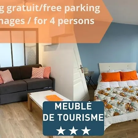 Apartment F2 Calme, Chateau, Grand Parquet, Foret *
